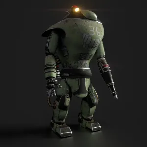 Mecha Character - Maschinen Krieger ZbV 3000 Inspired