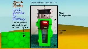 Portable Chiller/ Mini fridge (TEC1-12706 Thermoelectric )