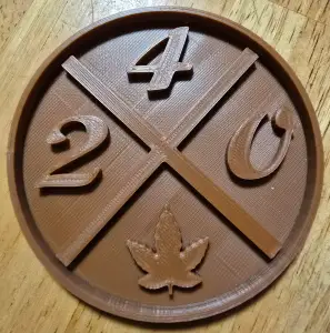 420 coasters with holder