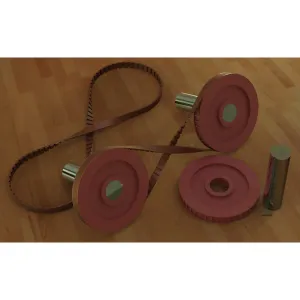 Twisted Timing Belt with Pulleys