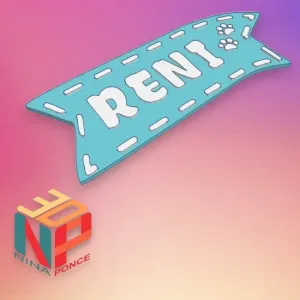 cartel con nombre Reni / Renata