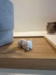 Sleeping Tavern Cat - DND miniature