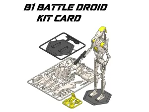 B1 Battle Droid Star Wars Kit Card