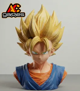 Goten Super Saiyan Bust - SSJ Young Warrior: High Detail 3D