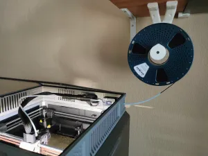 Shelf spool holder