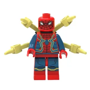 Iron Spiderman LEGO Minifigure 3D Model STL File