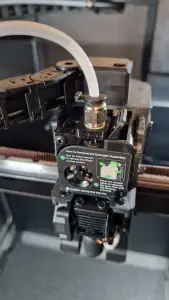 K2 Plus Extruder Bowden PTFE tube push in fix