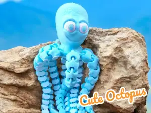 Cute Happy Octopus