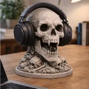 Vampire skull Headphone Stand