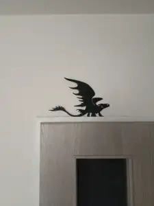 dragon Night Fury Toothless door decor.