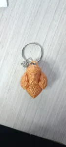 Poodle keychain