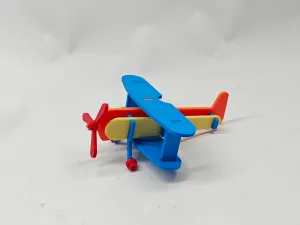 Assemble toy aircraft model display piece