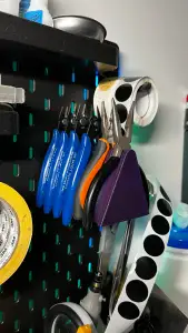 Ikea Skadis snips mount/holder