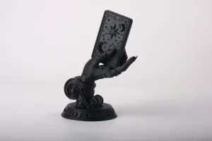 Witch's Hand Holding Tarot Card Sculpture