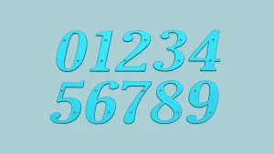House Numbers 0-9 - Easy to Set - Printable STL