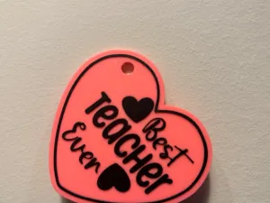 Best teacher ever keychain