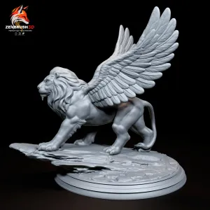 First beast – Lion Babylon - Quimera 3D PRINTING