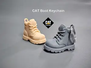 Cat Boot Keychain