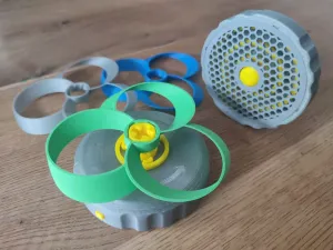 Wind Up Propeller Launcher