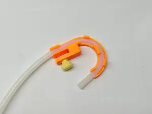Aquarium water change hose holder