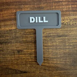 Dill Garden Marker | 3D Print 3MF | Easy To Print
