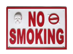 NO SMOKING sign board for office, home & public places