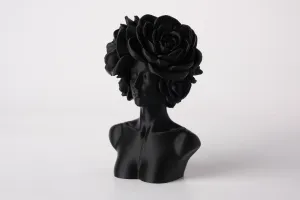 Floral Muse Bust Sculpture