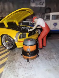 1/24 Aspirateur style Shop vac / Shop vac style vacuum clean