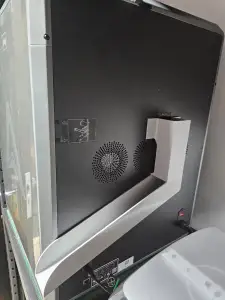 K2 PLUS POOP SHOOT...doesn't block the vent fans.
