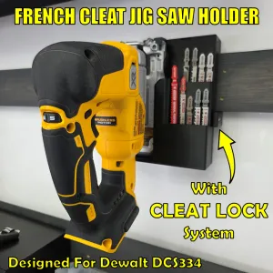 FRENCH CLEAT JIG SAW HOLDER (Designed From Dewalt DCS334)