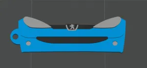 Peugeot 206 keychain