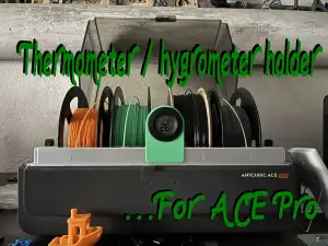 Thermometer / hygrometer holder for ACE pro (diameter 41.5mm