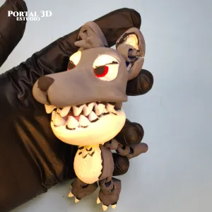 wolf bite articulated