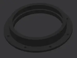 Sawdust extractor - input connection (PVC pipe 110 mm)