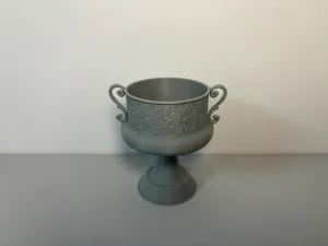 家居实用复古高脚双耳果器