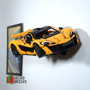 Wall mount for LEGO Technic McLaren P1 42172 Gecko Bricks
