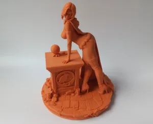 Raven Collectible Figurine - Pin-up Edition
