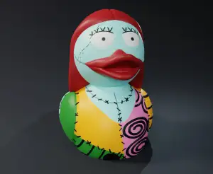 Cute Sally Rubber Duck