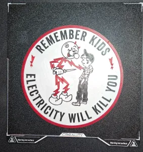 Reddy Kilowatt Remember Kids Electricity Will Kill You Sign