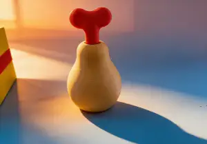 Cartoon Chicken Drumstick Retractable Sword