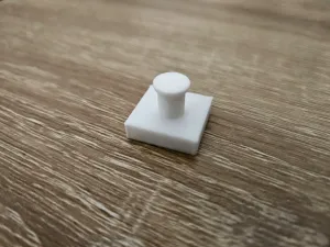 Simple Magnetic Fridge Key Hook