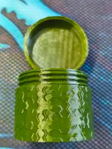 Container with a screw cap