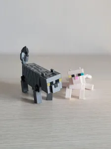 MINECRAFT GATO/CAT FLEXI PRINT IN PLACE ARTICULADO