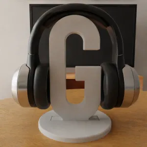 headphone holder stand letter G