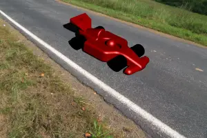 Racing Car keychain