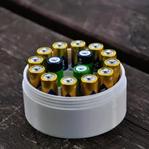 Batteriebox verschraubbar , für AAA und AA Batterien