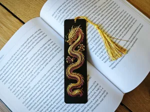 Golden Dragon Bookmark