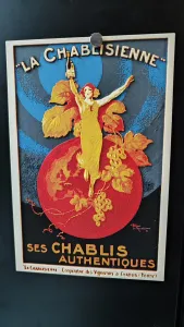 French vintage poster la chablisienne - hueforge