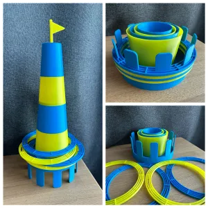 Beach ring toss game