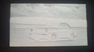 Porsche 911 G-model lithophane